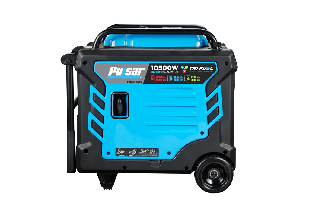 10,500-Watt Tri-Fuel Portable Inverter Generator Y207