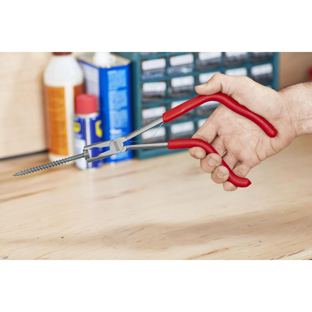 10 in. Long-Reach Pistol-Grip Pliers F24996