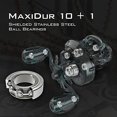 10.5:1 Gear Ratio Baitcasting Reel G589370