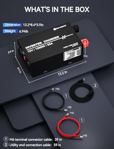 1000W Pure Sine Wave Inverter Charger G72978