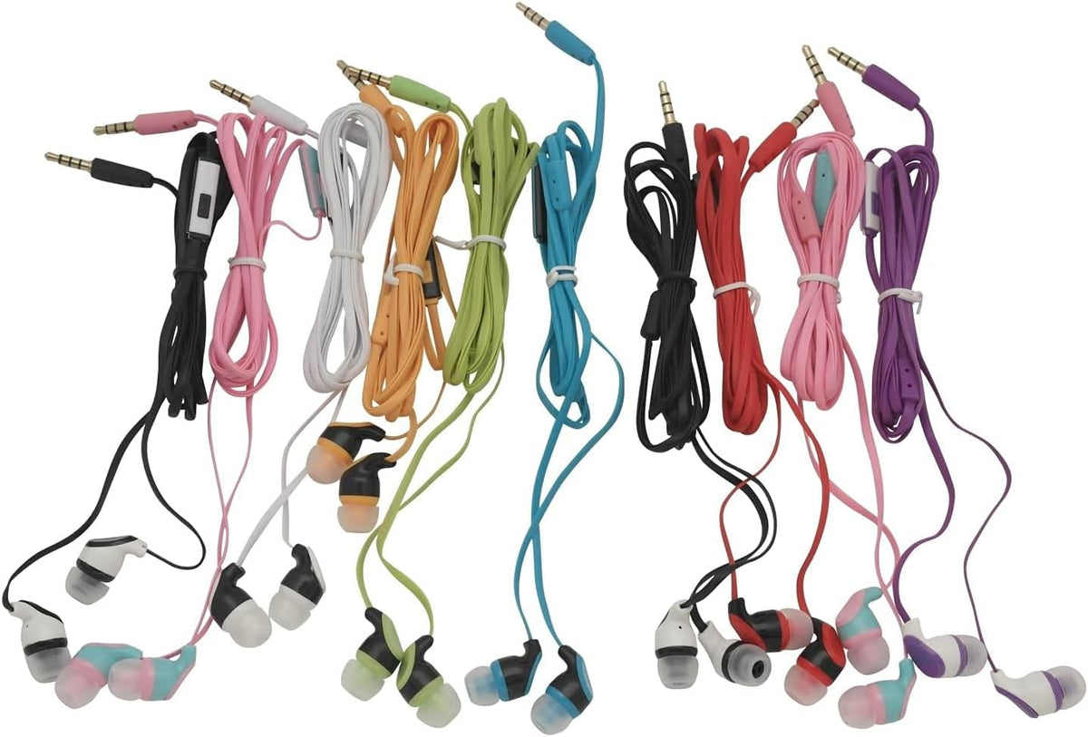 100 Packs Stereo Earbud Headphones I61559