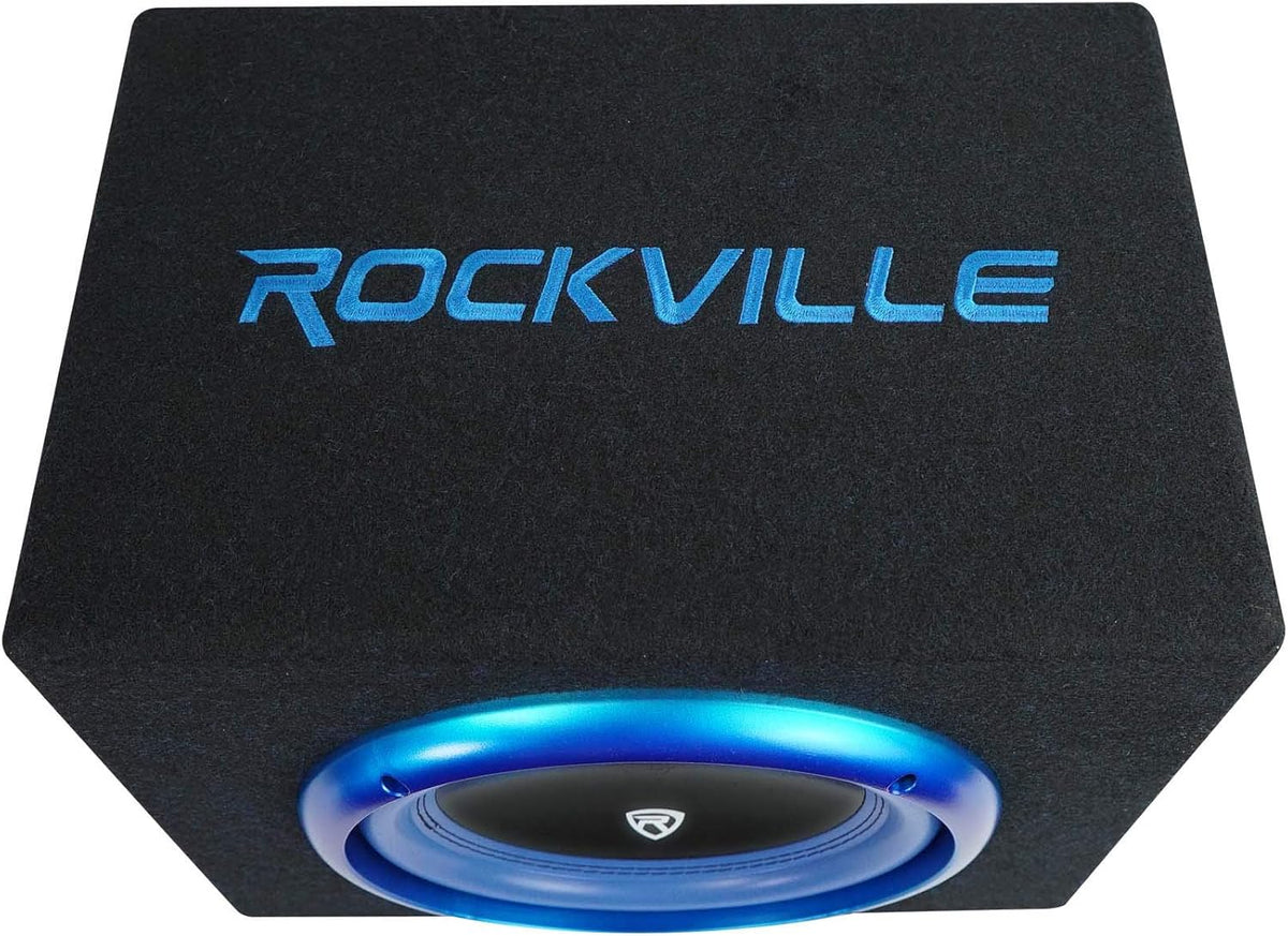 10 Inch 500W Powered Car Subwoofer with Enclosure Box F684585