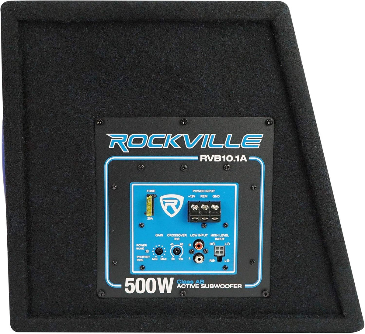 10 Inch 500W Powered Car Subwoofer with Enclosure Box F684585