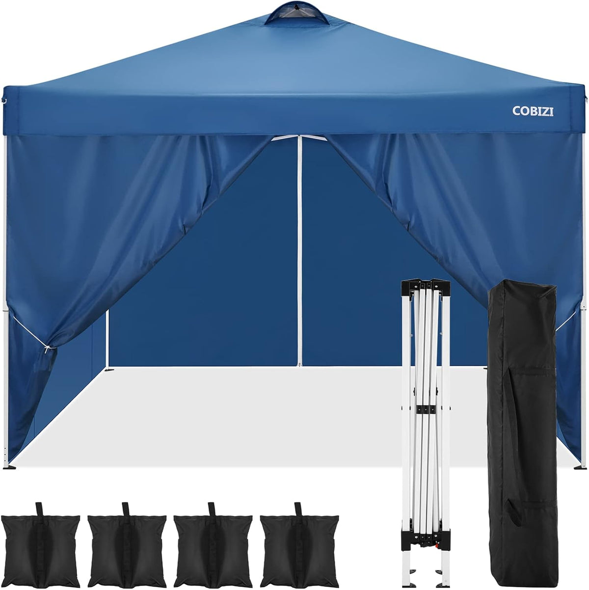 10x10 FT Outdoor Portable Canopy Tent with Sidewalls C338615