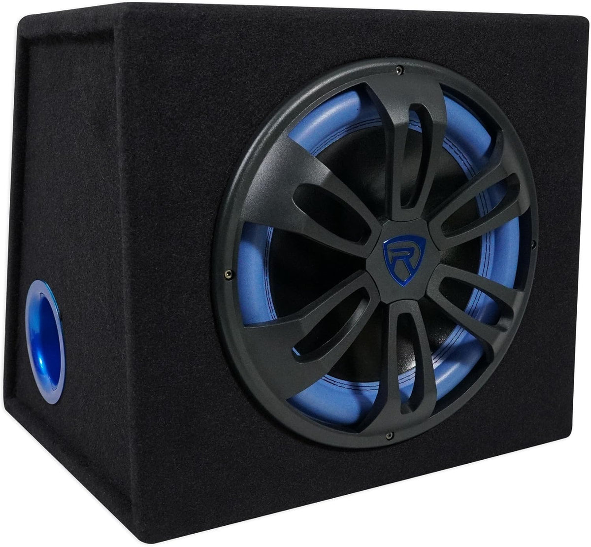 10 Inch 500W Powered Car Subwoofer with Enclosure Box F684585