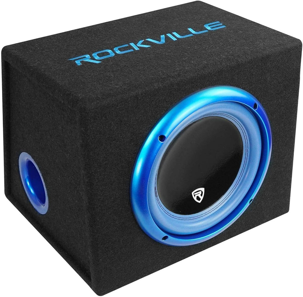 10 Inch 500W Powered Car Subwoofer with Enclosure Box F684585