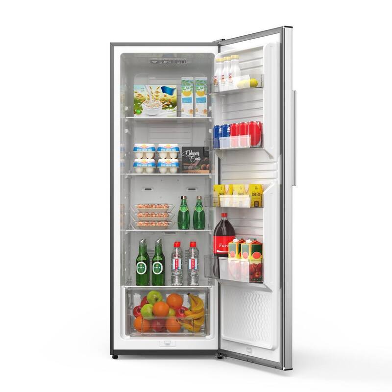 11 cu. ft. Convertible Upright Freezer/Refrigerator in Stainless Steel D51241