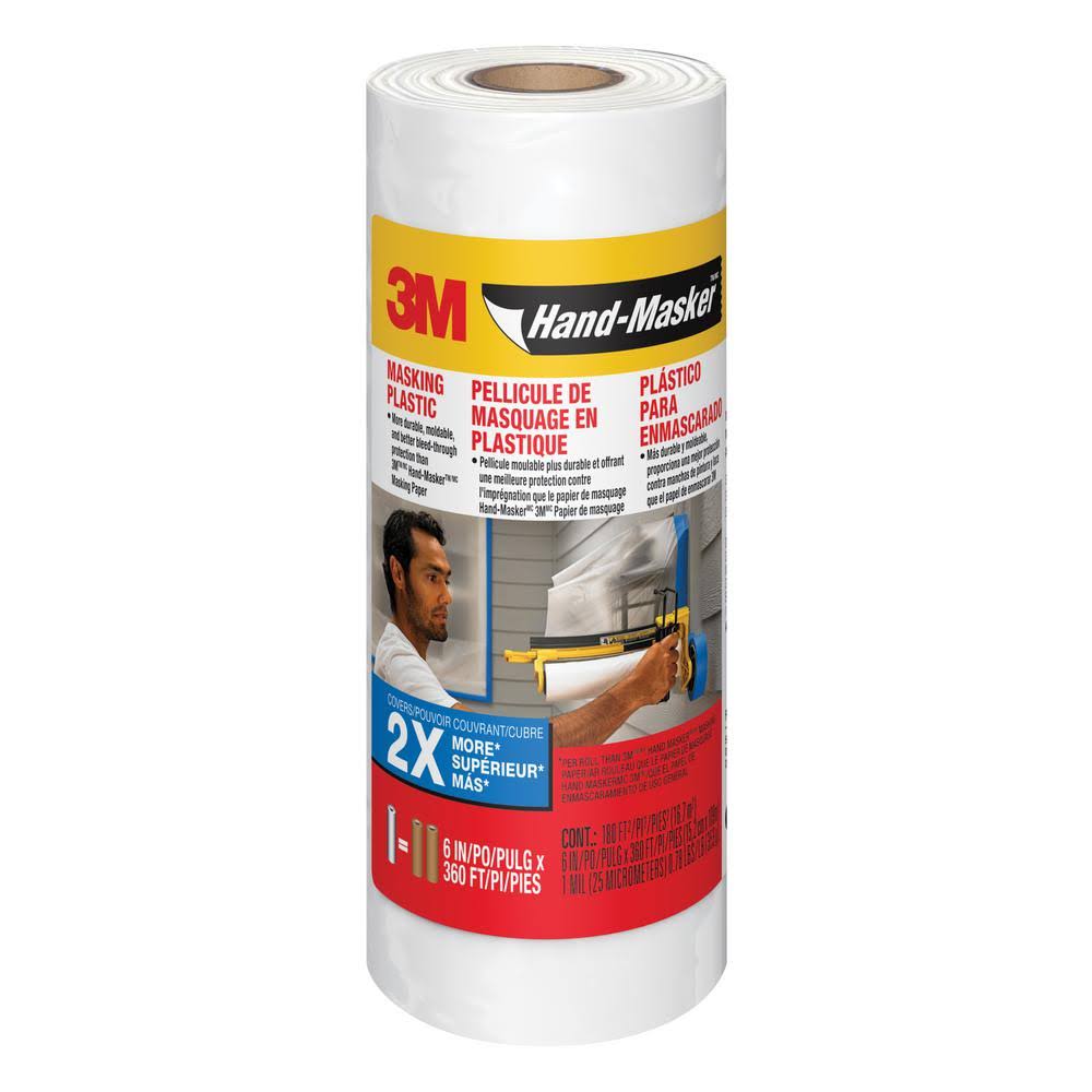 0.5 ft. x 360 ft. Translucent Masking Plastic, Case of 12 Z876911