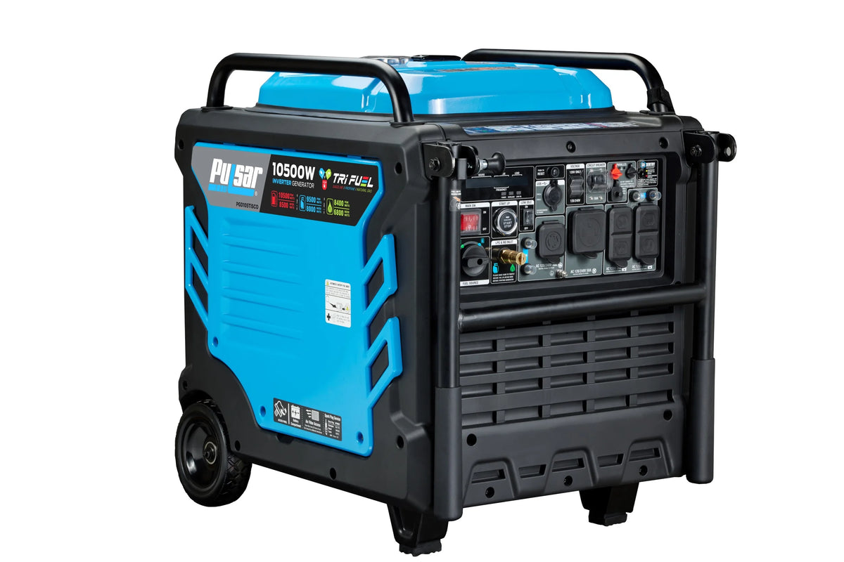 10,500-Watt Tri-Fuel Portable Inverter Generator Y207